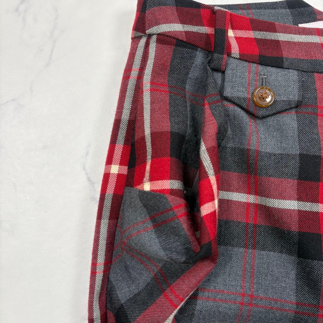 ヴィヴィアンウエストウッド チェックトラウザー パンツ ボトムス サイズ2