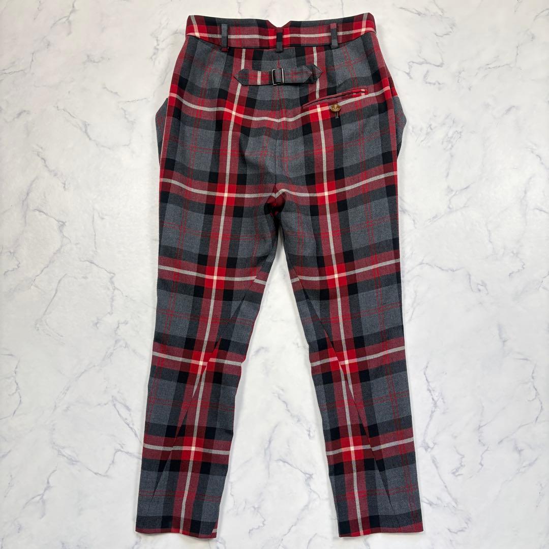 ヴィヴィアンウエストウッド チェックトラウザー パンツ ボトムス サイズ2