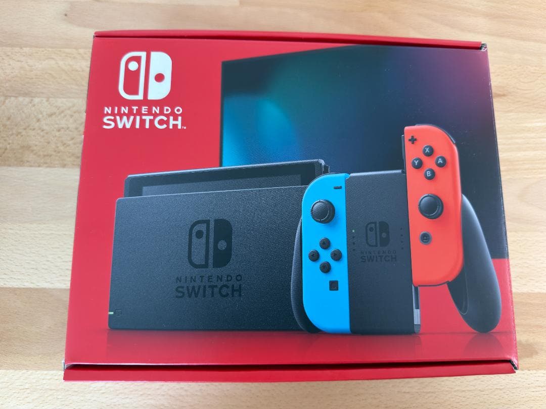 【美品】Nintendo Switch 本体 ネオンブルー/ネオンレッド