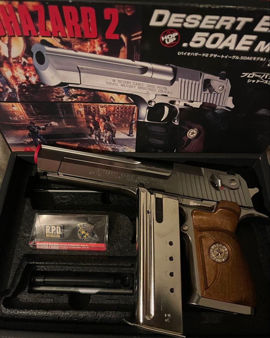 デザートイーグル .50AE ガスガン　バイオハザードレオン