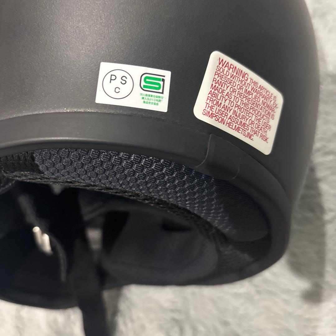 SIMSON マットブラック フルフェイスヘルメット