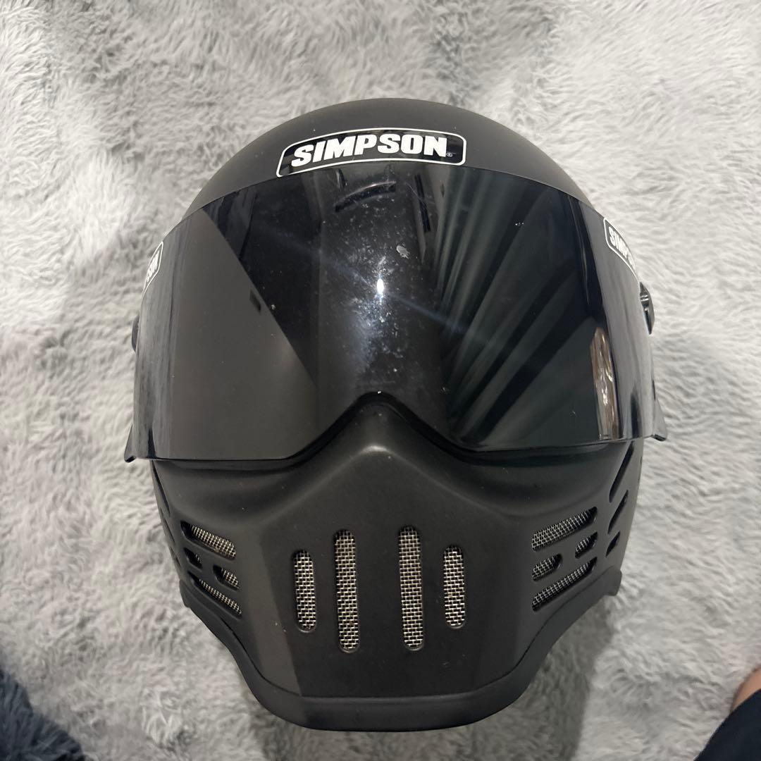 SIMSON マットブラック フルフェイスヘルメット