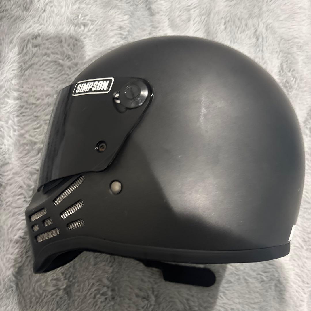 SIMSON マットブラック フルフェイスヘルメット