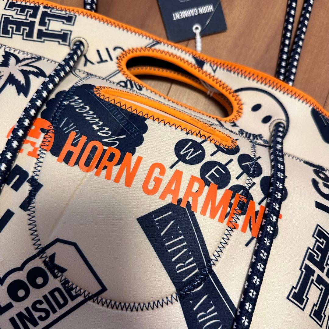 ホーンガーメント　ウエットスーツ生地　トートバッグ　新品タグ付き　サーフ系