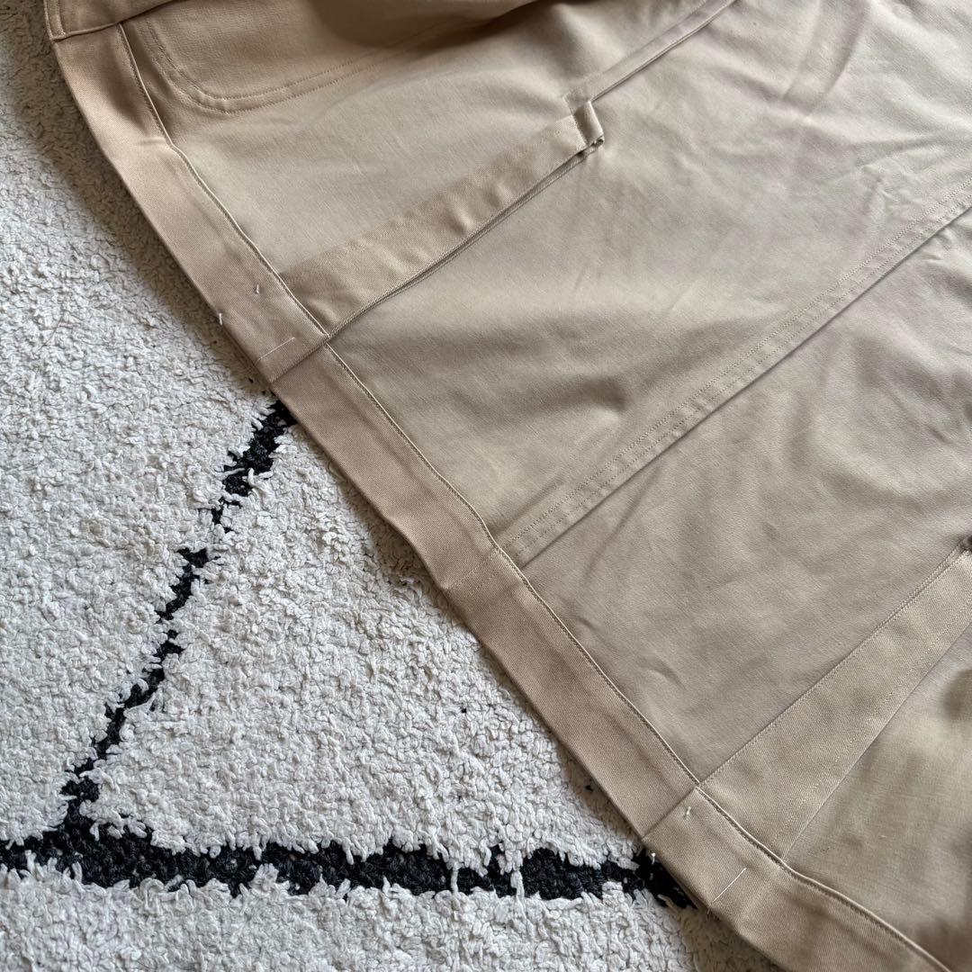 未使用　鎌倉シャツ　テーラードジャケット　コットン　ベージュ　Mサイズ