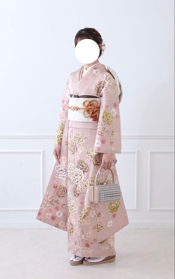 振袖フルセット ピンク 一蔵 オンディーヌ Ondine 成人式 淡色 くすみ