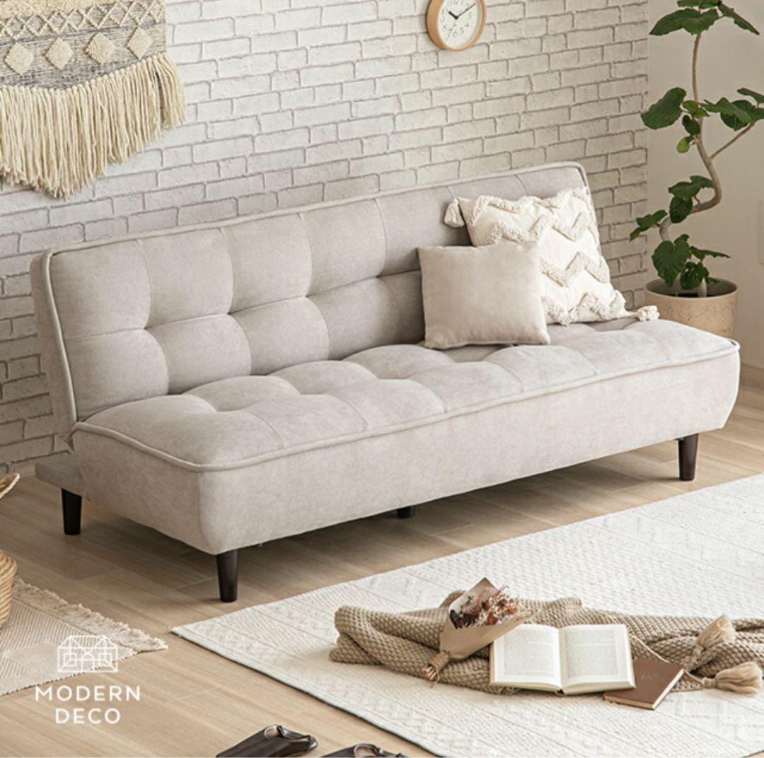 【送料無料・翌日発送】モダンデコ 楽天 ソファーベッド 2人掛け 3人掛け