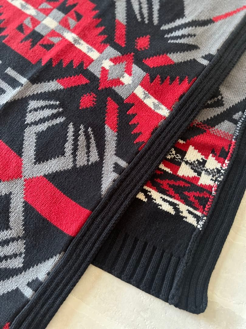 新品 ラルフローレン インディアンジオメトリック ひざ掛け＆スローピロー