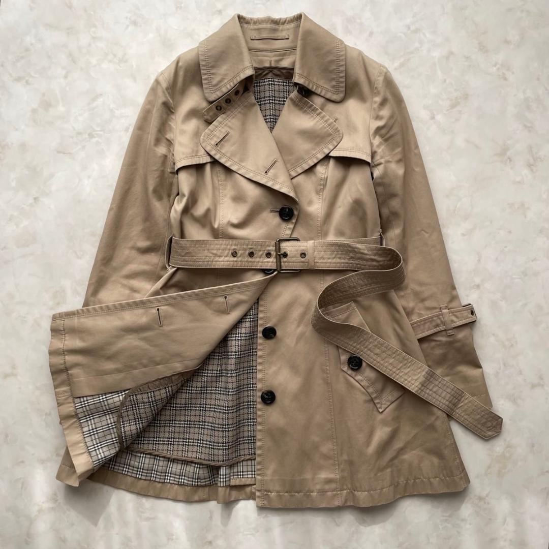 BURBERRY BLUE LABEL　トレンチコート ライナー付き　38　M
