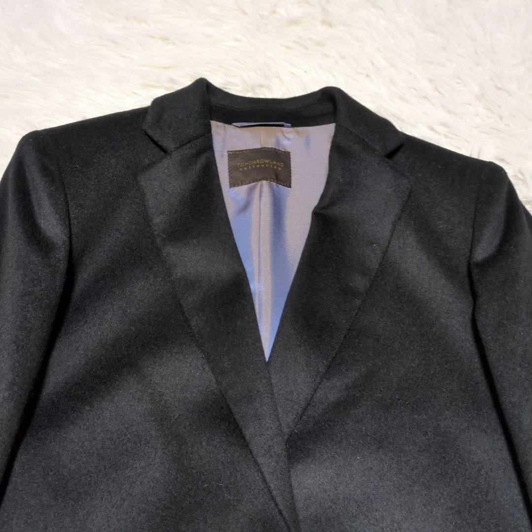 新品タグ付　TOMORROWLAND チェスターコート　ロング　カシミヤ