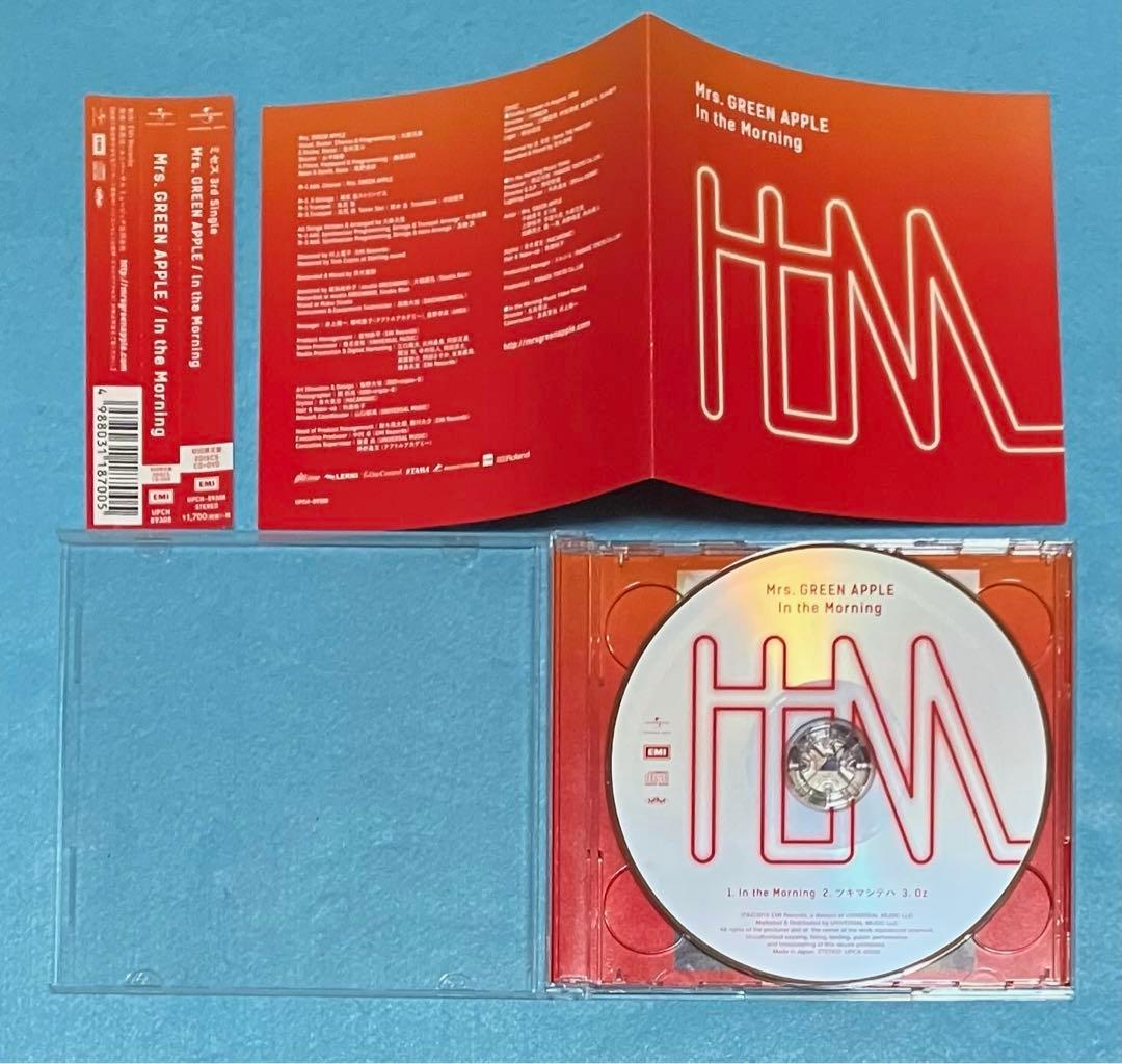 正規品 Mrs.GREEN APPLE In the Morning 初回盤