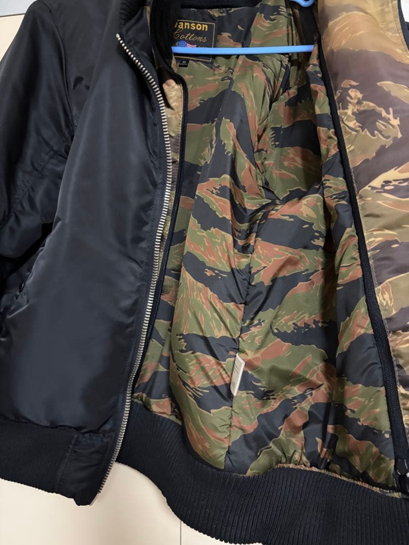 VANSON MA-1 ナイロン フライトジャケット