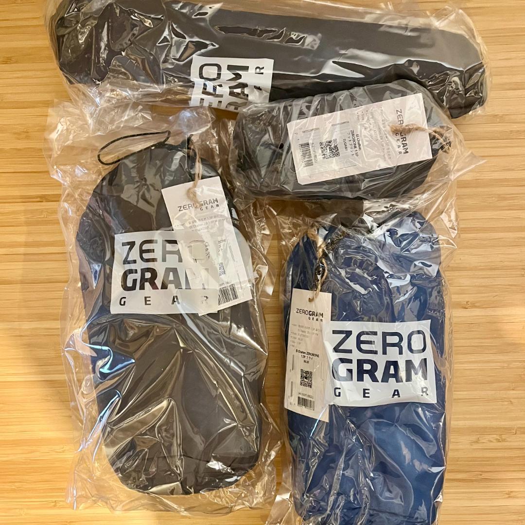 新品未使用 ゼログラム エルチャルテン ゼロボーン 1.5P ブルー フルセット