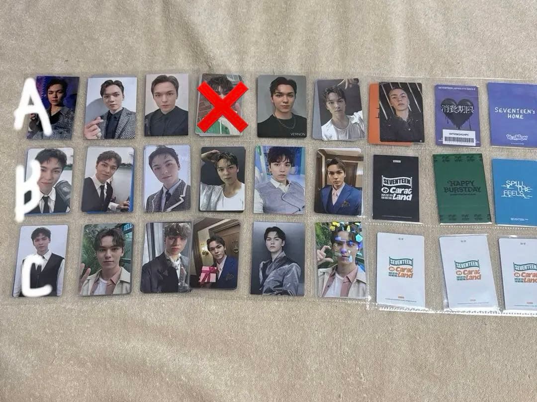 seventeen バーノン 封入 特典 ラキドロ トレカ まとめ売り