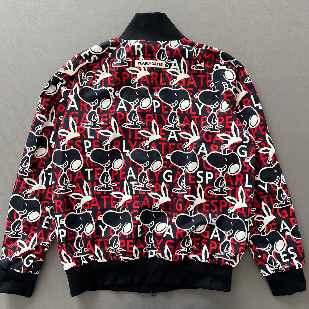 PEARLY GATES パーリーゲイツ　スヌーピー 総柄　ナイロンジャケット