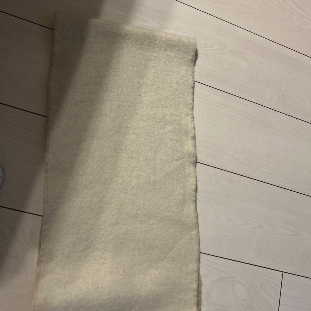 ロエベ　リバーシブル　ウール　カシミヤ　マフラー