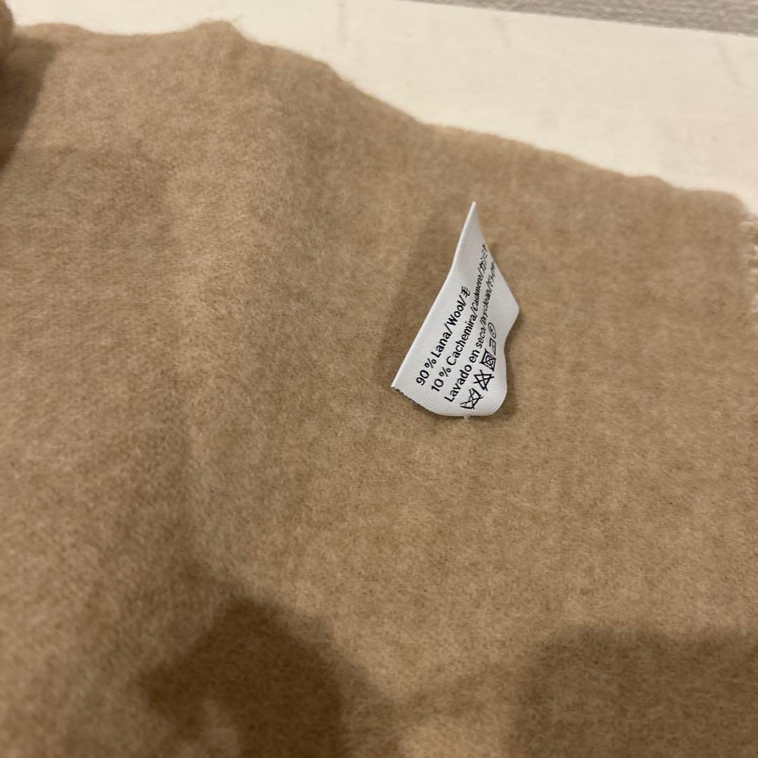 ロエベ　リバーシブル　ウール　カシミヤ　マフラー