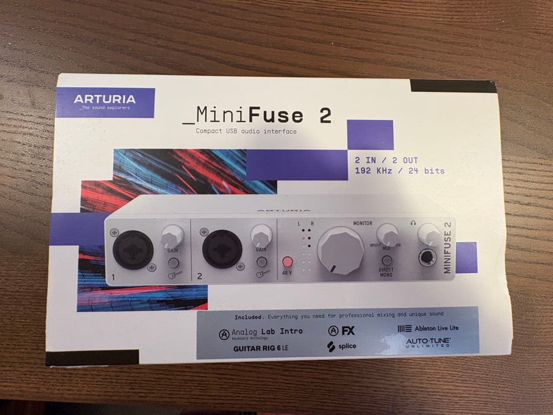 美品 Arturia MiniFuse 2 オーディオインターフェイス
