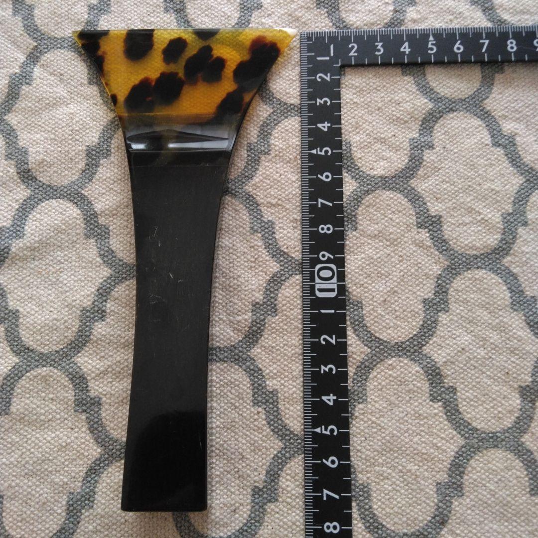 津軽三味線バチ 海宝堂謹製 　黒水牛台一枚甲