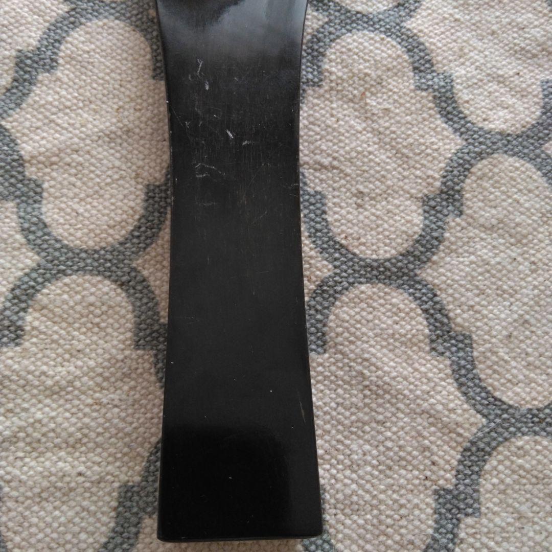 津軽三味線バチ 海宝堂謹製 　黒水牛台一枚甲