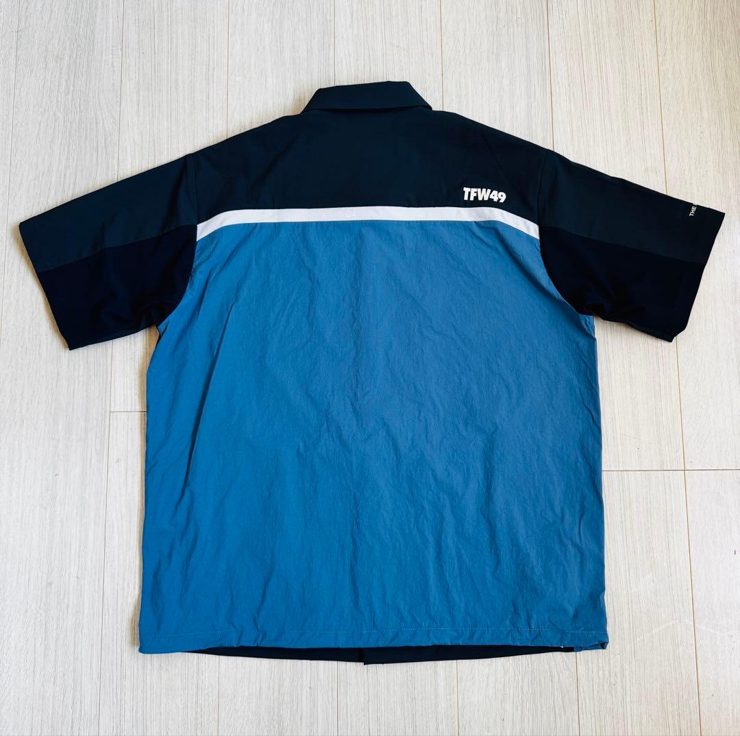 TFW49 / LIGHT COACH SHIRT L 美品　NVxB.GREY