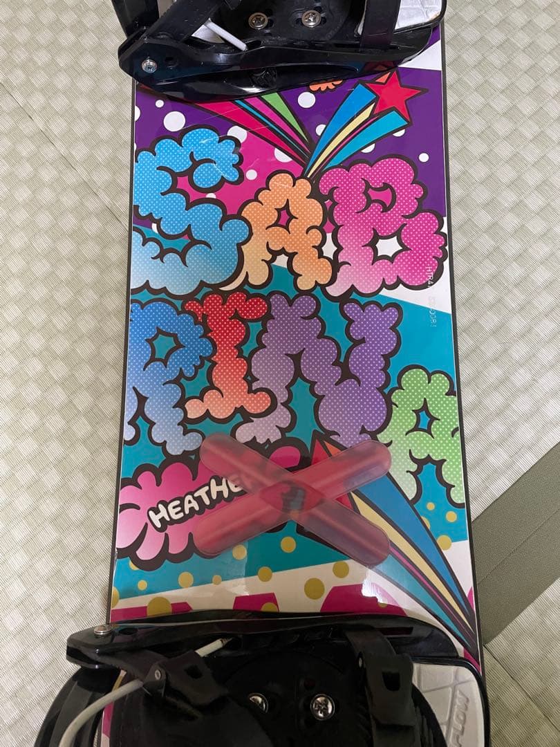 スノーボード2点セット板　サブリナ sabrina FLOW フロー　レディース