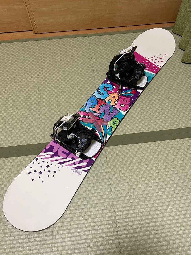 スノーボード2点セット板　サブリナ sabrina FLOW フロー　レディース