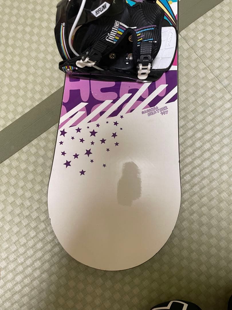 スノーボード2点セット板　サブリナ sabrina FLOW フロー　レディース