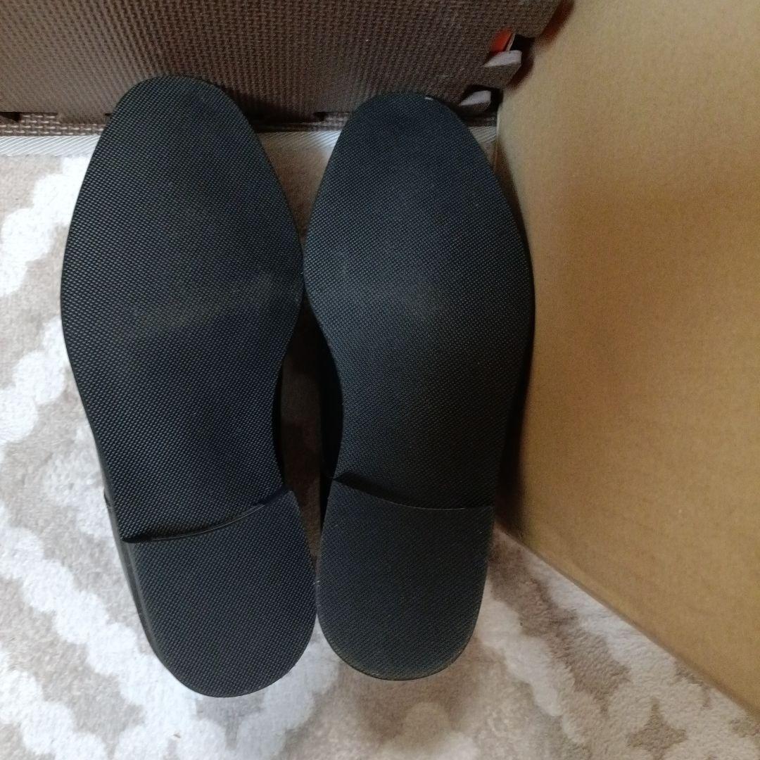 【美品】Hush Puppies ビジネスシーズ27cm ブラックレザー