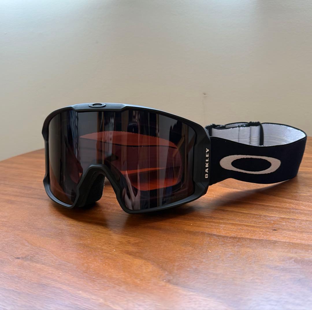 箱あり OAKLEY ゴーグル ブラック line miner XL