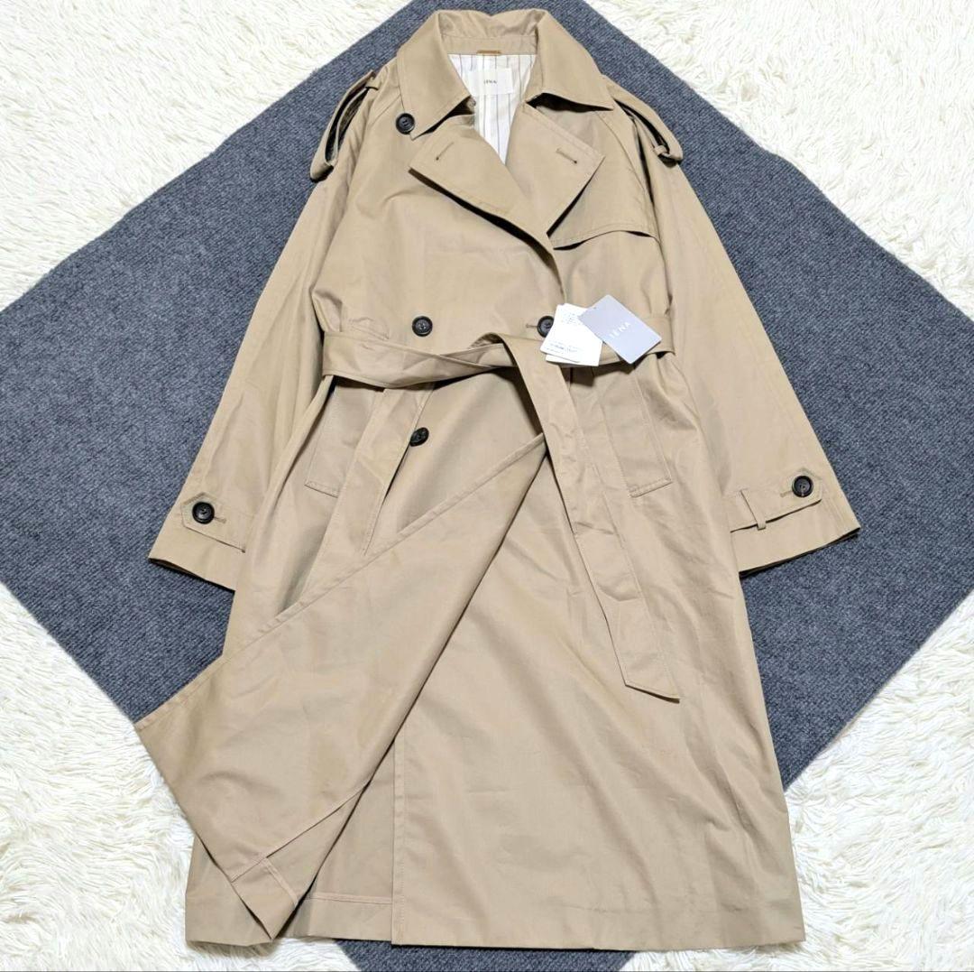 ✨新品未使用✨ イエナ 2025年モデル トレンチロングコート ベージュ S