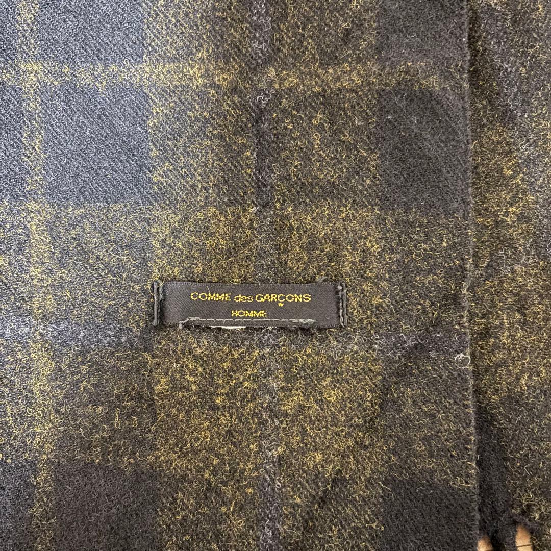 田中オム　COMME des GARÇONS HOMME マフラー チェック柄
