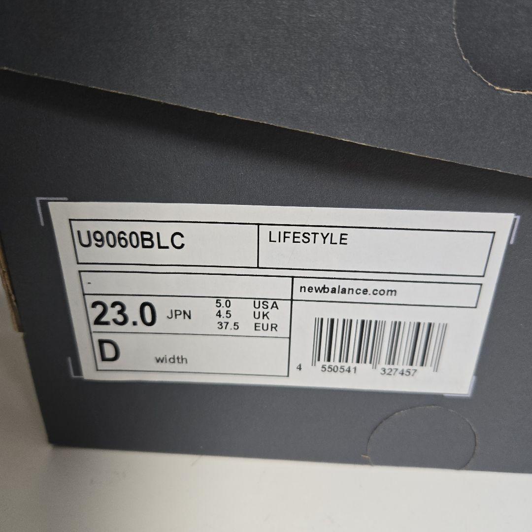【新品】New Balance 9060 スニーカー ブラック/グレー/ホワイト