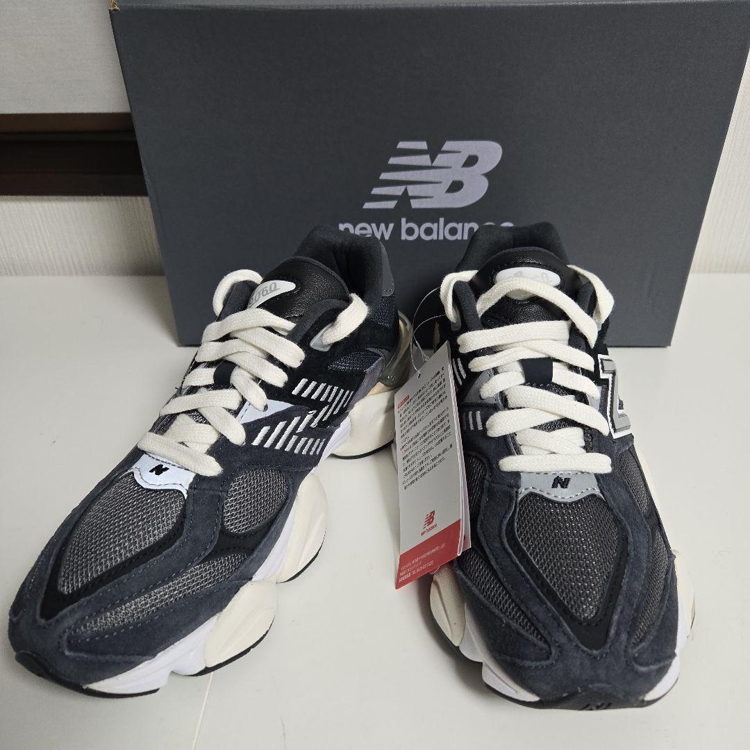 【新品】New Balance 9060 スニーカー ブラック/グレー/ホワイト