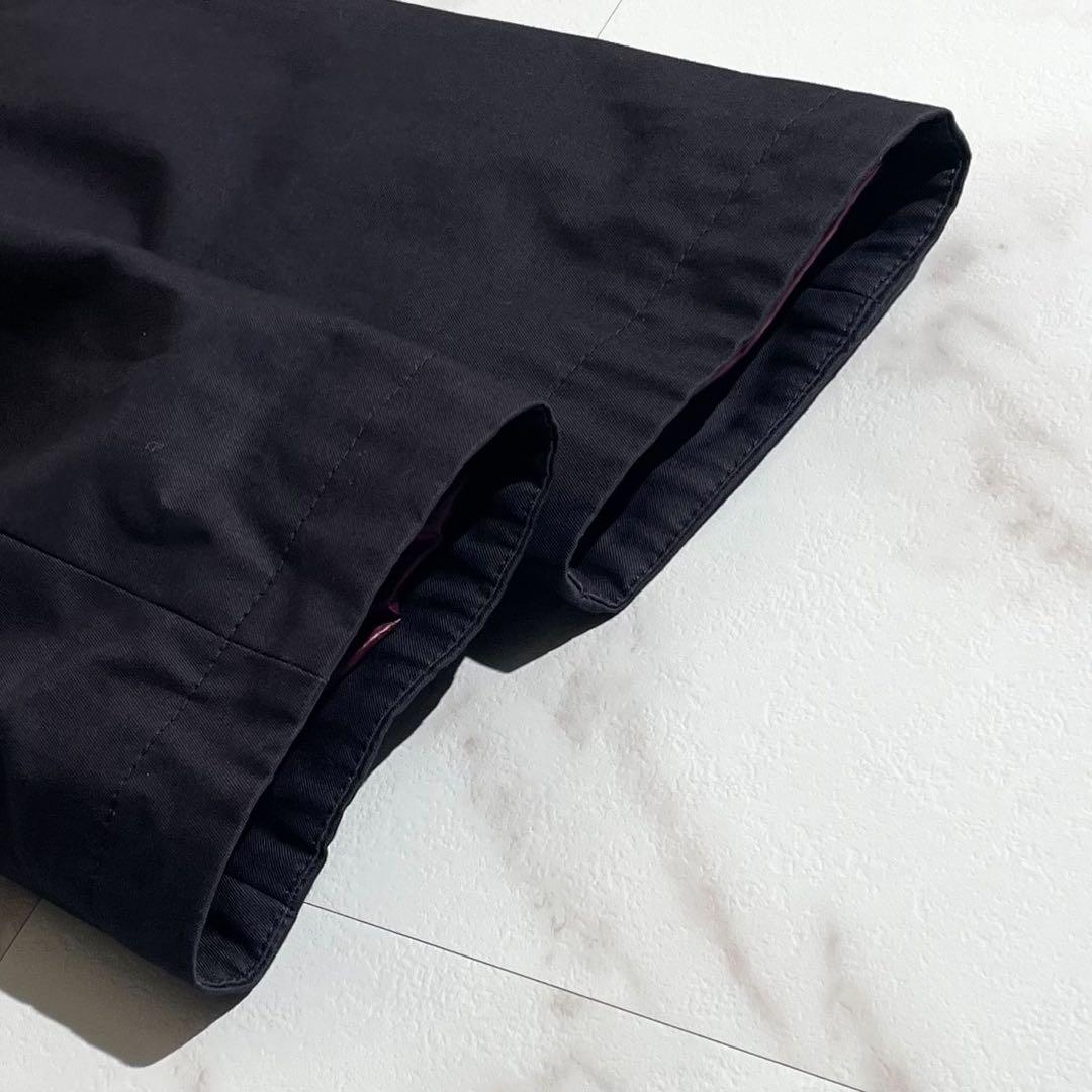 【美品/44】HERNO ヘルノ ステンカラーコート 裏地ダウン ベルト付き