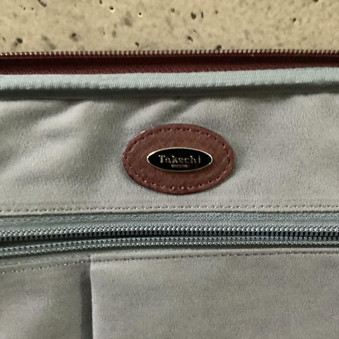 き*り様 武知 Takechi オーストリッチ レザー キャリーケース 中型 ス