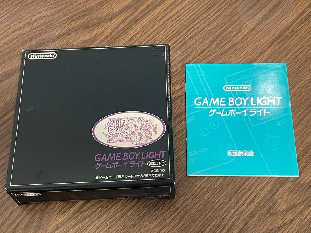 ゲームボーイライト ファミ通限定モデル スケルトン 本体