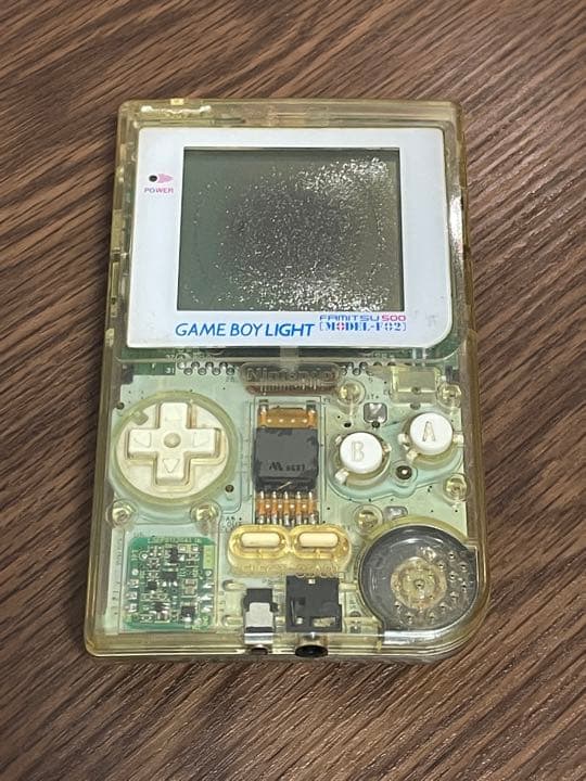 ゲームボーイライト ファミ通限定モデル スケルトン 本体
