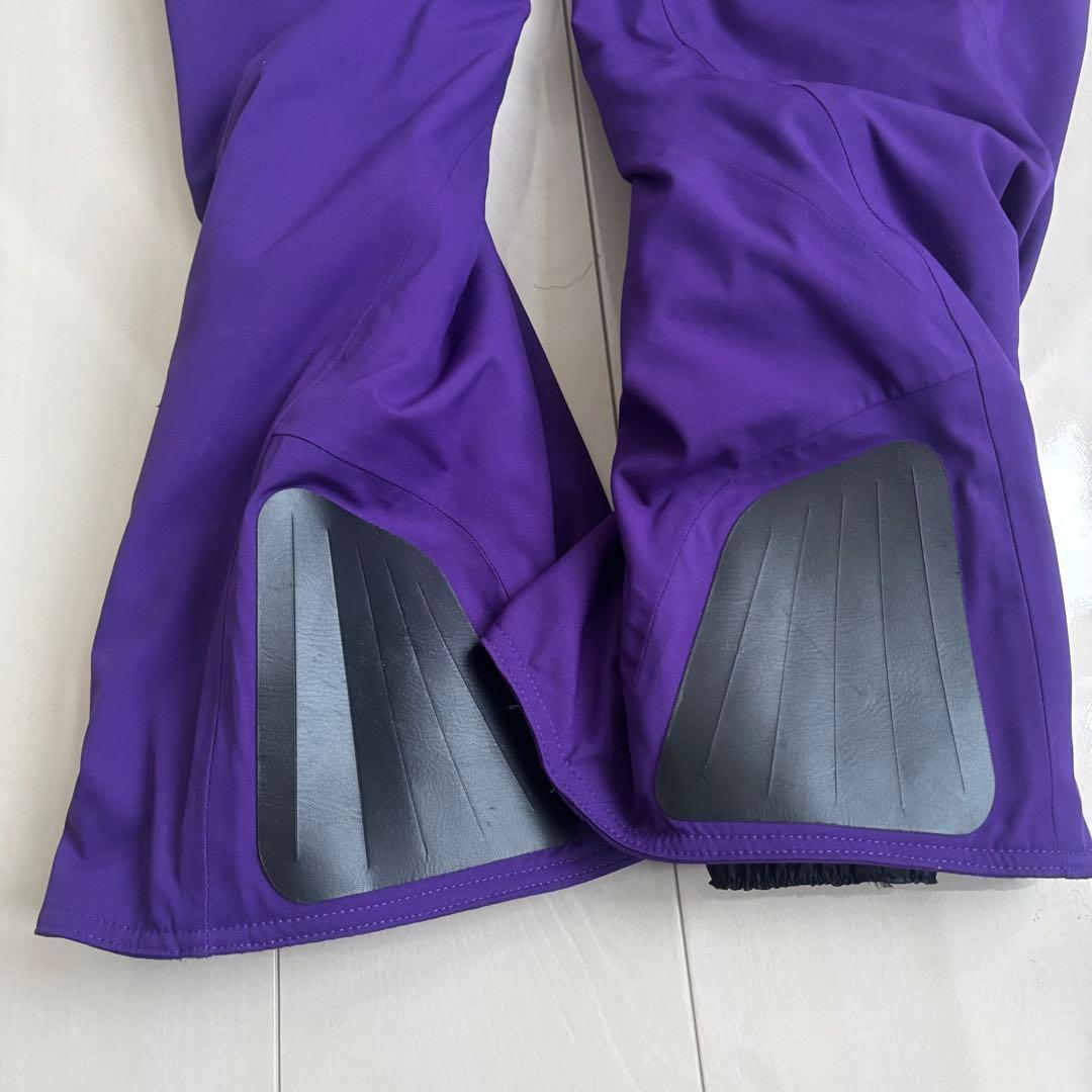 【訳あり】 ミズノ メンズスキーウェア 上下セット パープル 紫