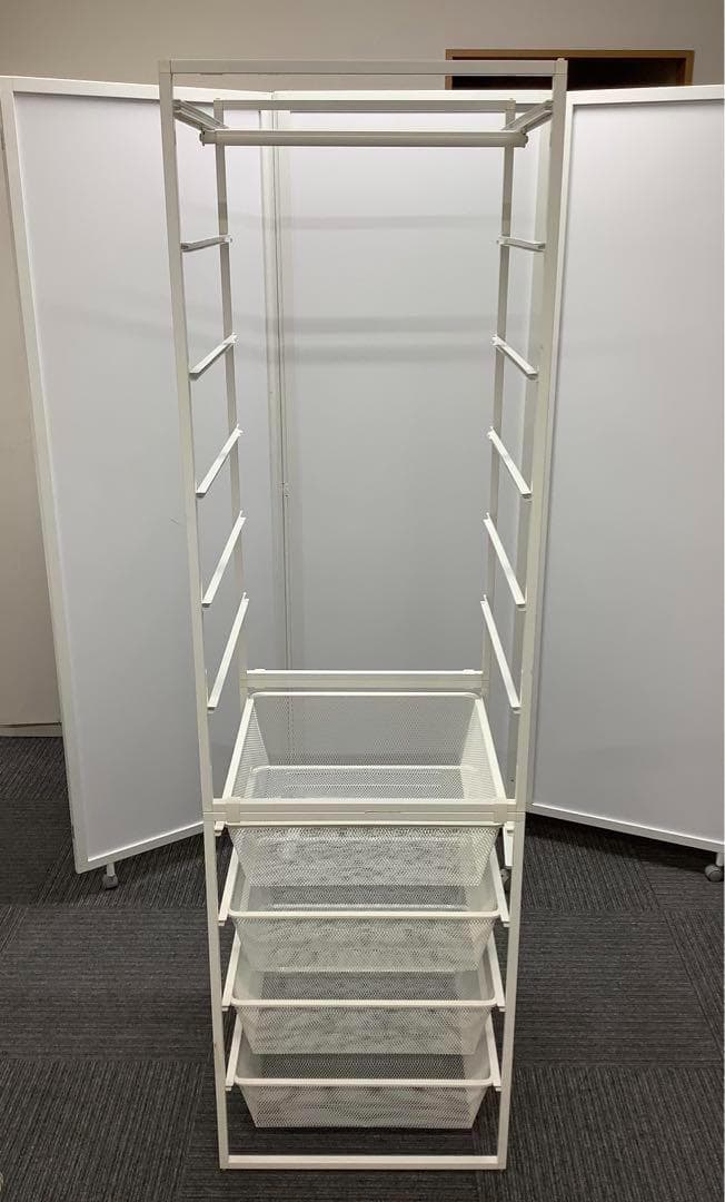 ppqq イケア ハンガーラック ヨナクセル ワードローブ 2点セット