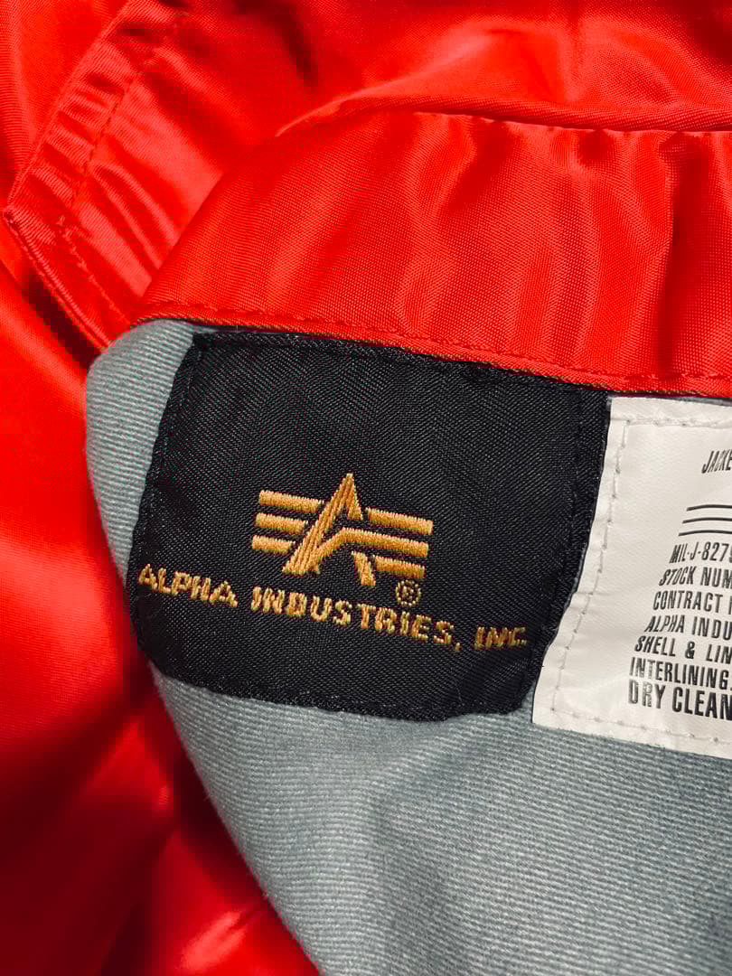 【炙り子】ALPHA アルファ MA-1 フライトジャケット
