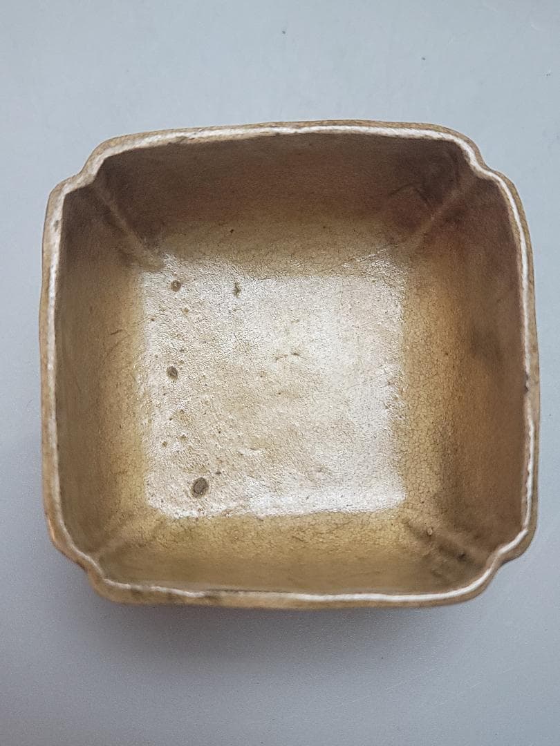 古美術 黄瀬戸 四方 器 時代物