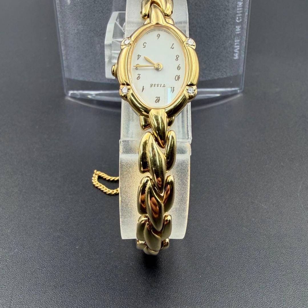 SEIKO TISSE 1F20-5040 4Pダイヤ レディース 腕時計