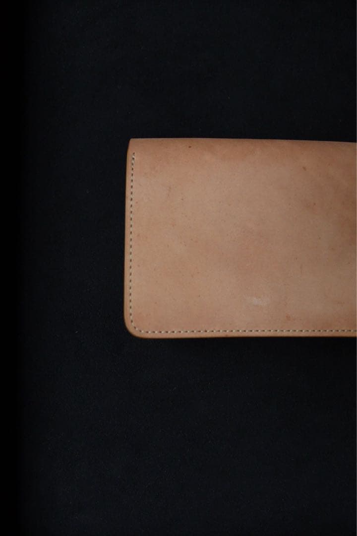 【美品】forme Short Wallet Natural HorseButt