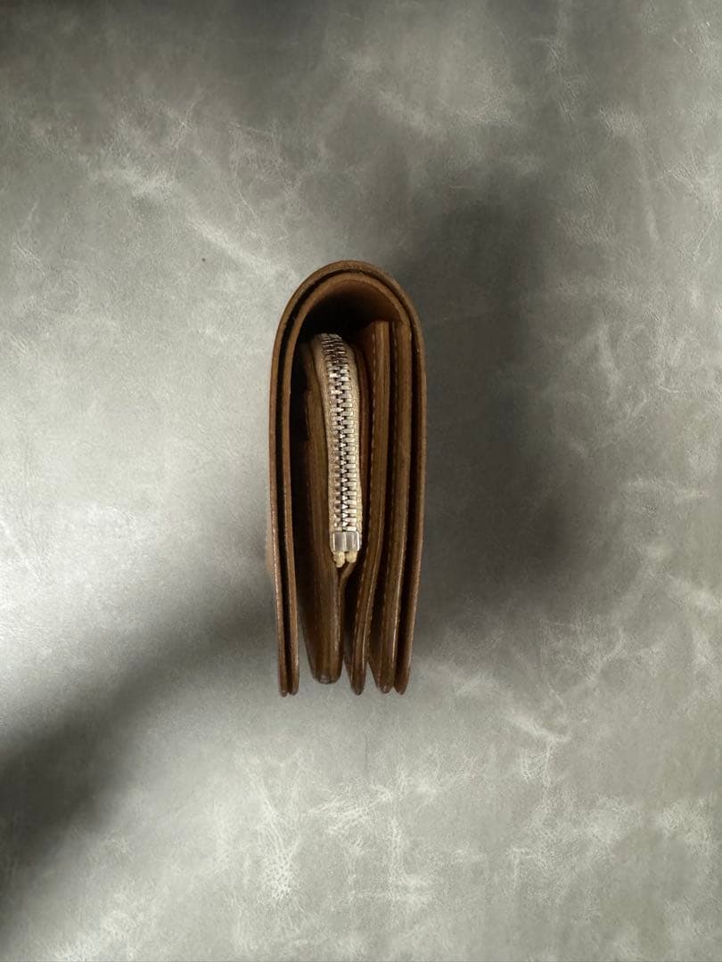 【美品】forme Short Wallet Natural HorseButt