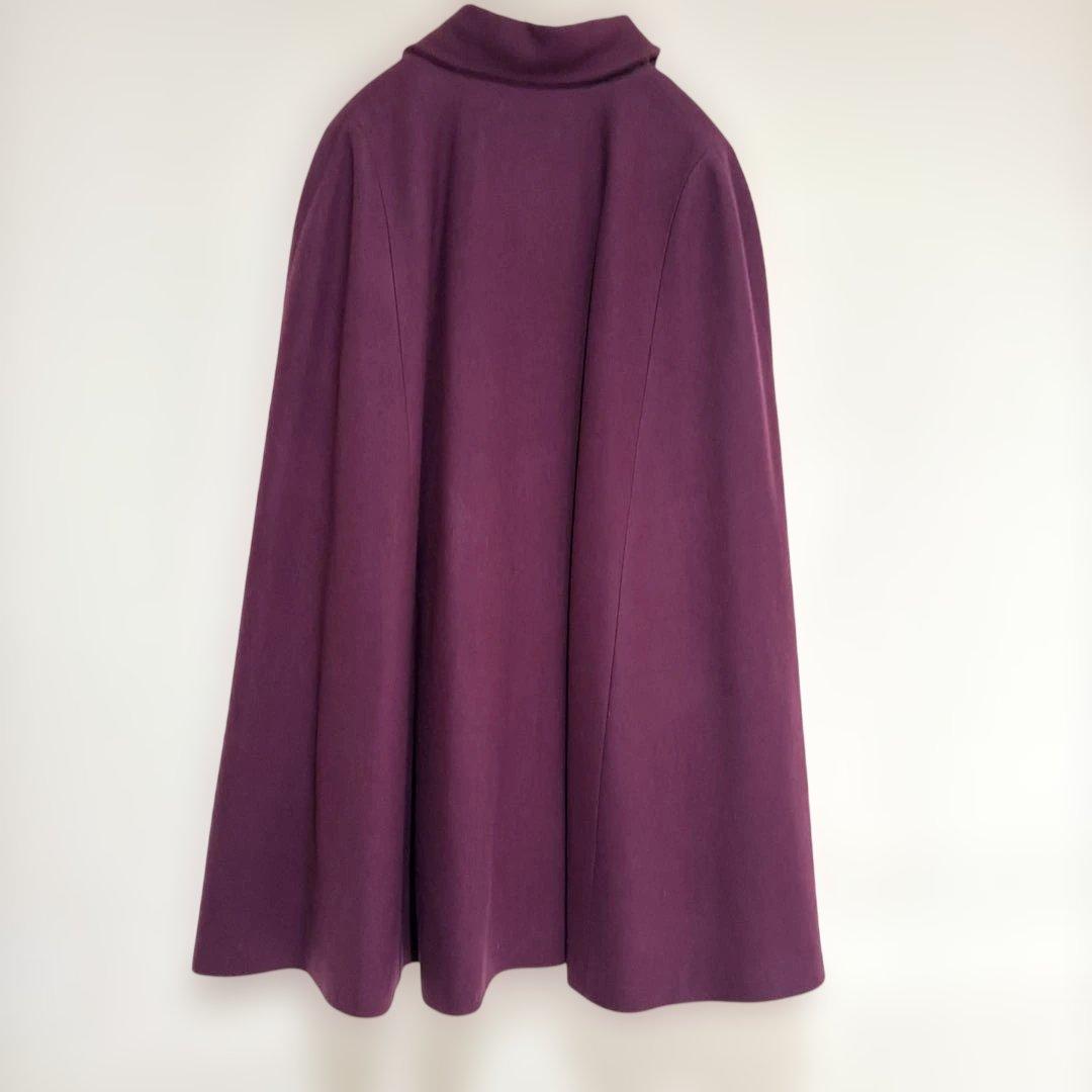 マッキントッシュフィロソフィー　ケープコート　ポンチョ　ボルドー38