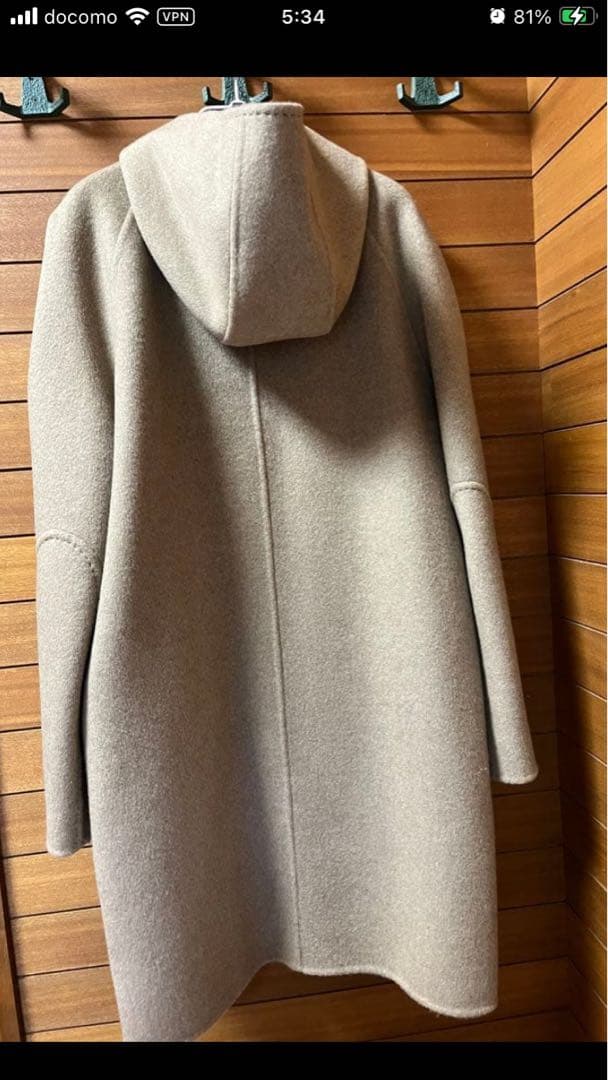 M*u様 GOBIカシミヤ リバーシブルコートユニセックス