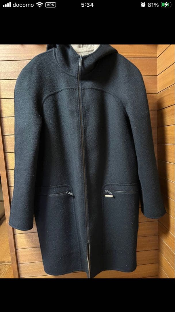 M*u様 GOBIカシミヤ リバーシブルコートユニセックス