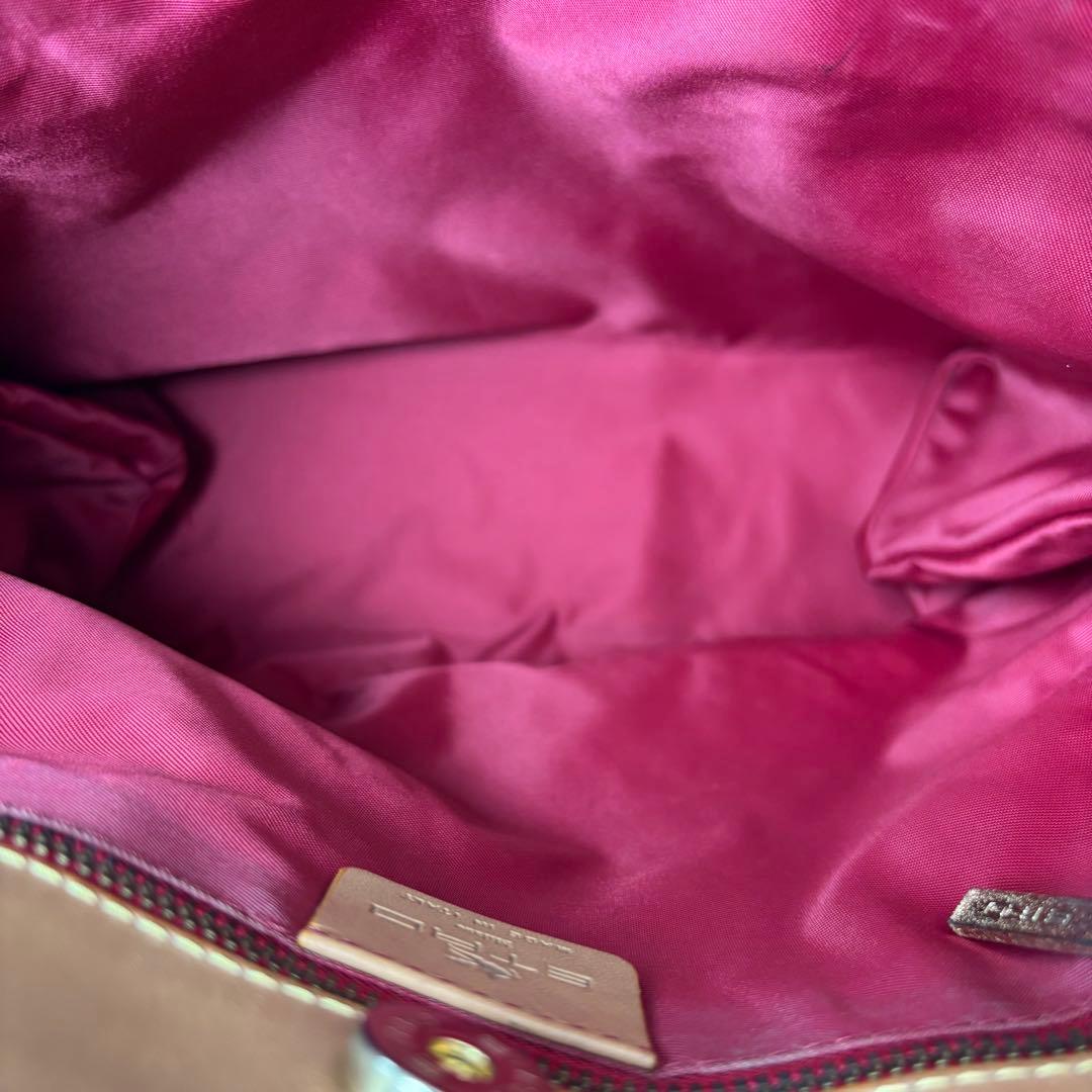 ✨️美品✨️ ETRO エトロ ペイズリー柄 レザー トートバッグ ブラウン