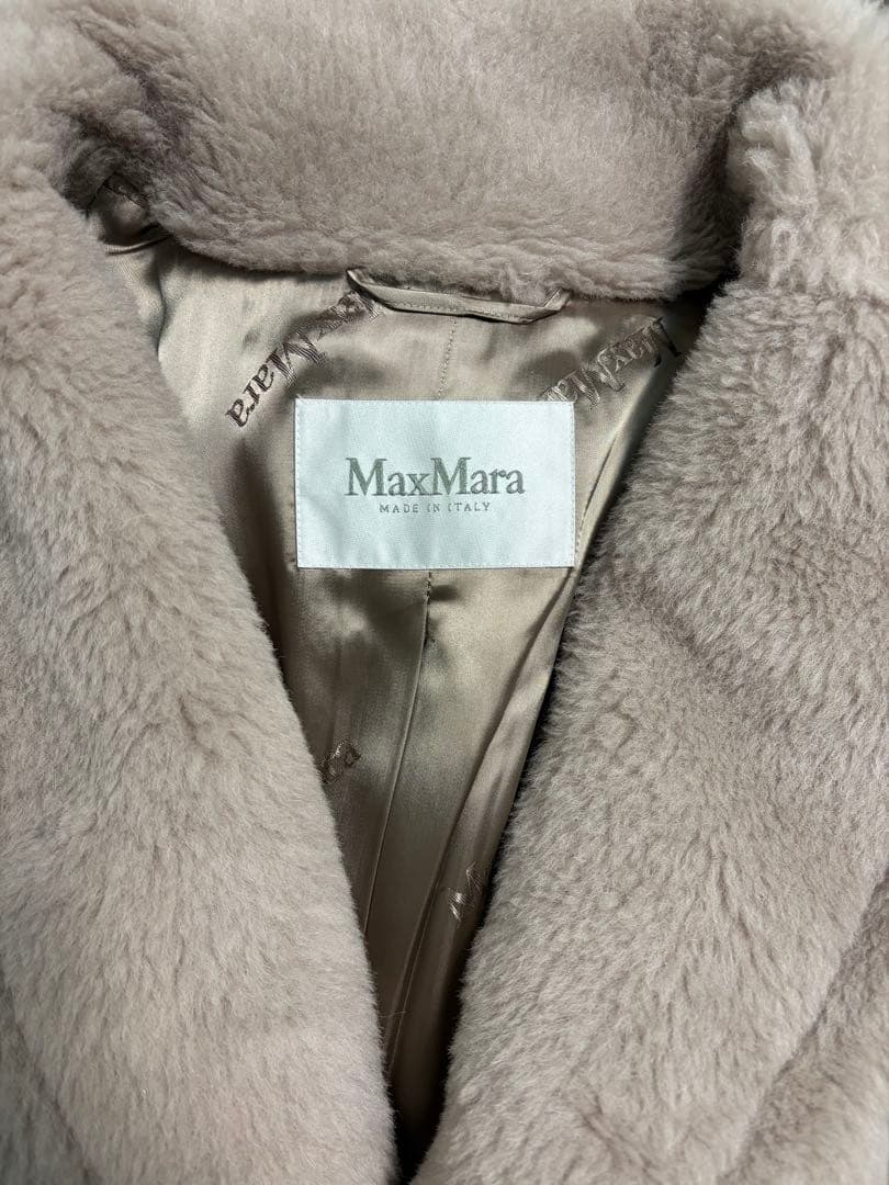 【美品】MAX MARA マックスマーラTEDGIRL テディベアアイコンコート